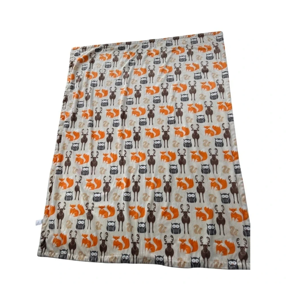 Baby Vision Woodland Animal Baby Blanket 30